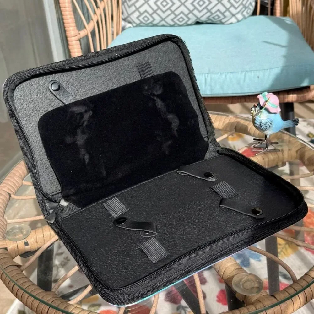 Hairstylist / Groomer Holographic Professional 6 Scissors Case Organizer Barber